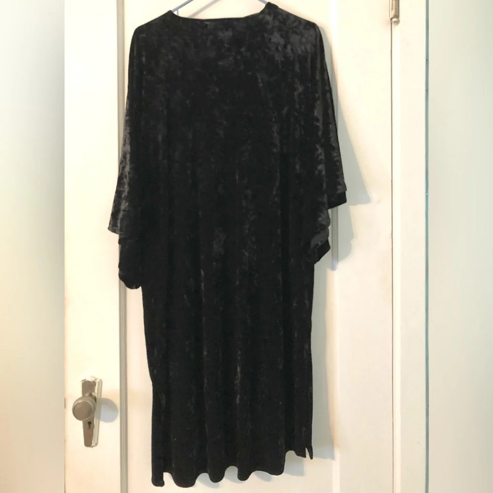 NWT_Black Velvet Longline Cardigan_NWT - Picture 3 of 12